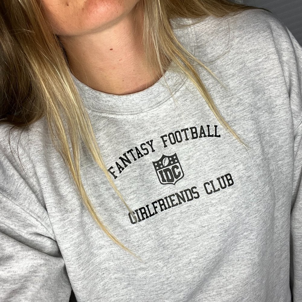 NWT Fantasy Football Girlfriends Club Crewneck Sweatshirt